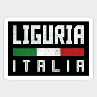 Liguria Italia / Italy Typography Design Sticker